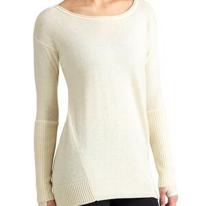Women's athleta Cream wool Sweater